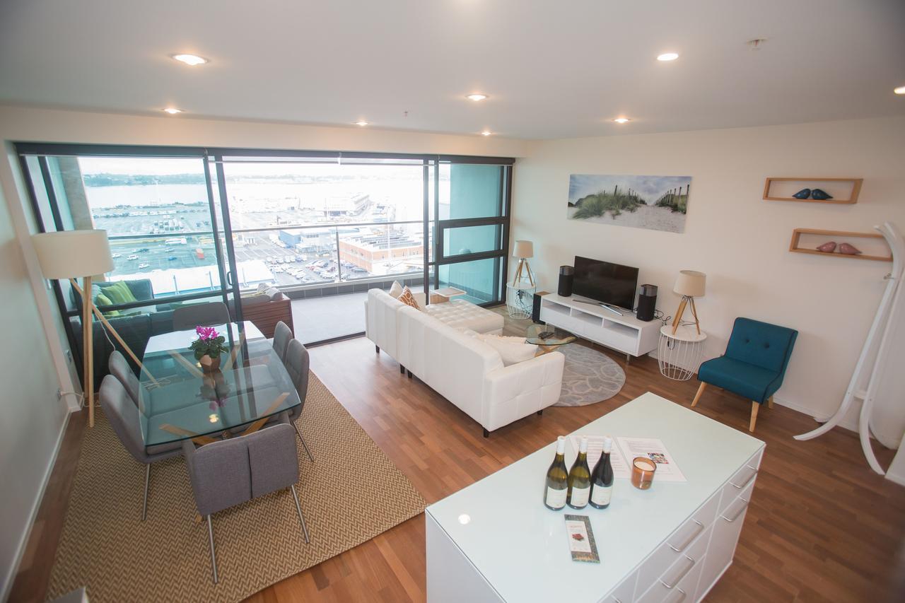 오클랜드 Perfect Location With Harbour Views 아파트 외부 사진