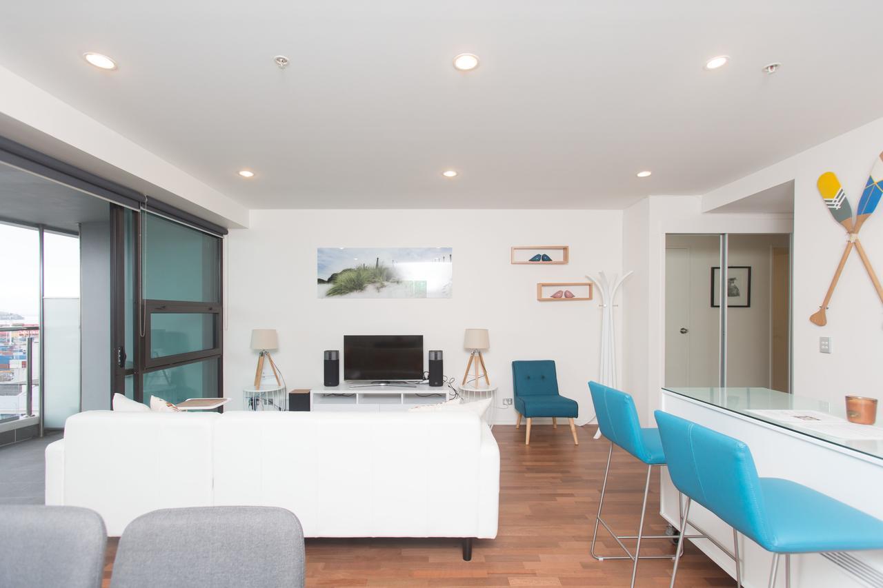 오클랜드 Perfect Location With Harbour Views 아파트 외부 사진